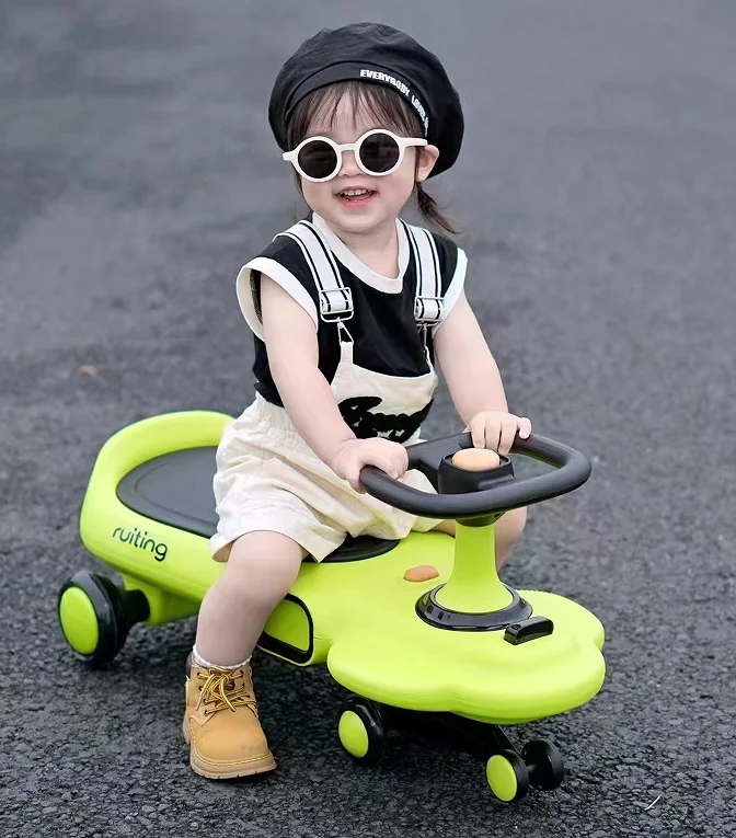 Kids Ride On Car 2 7years Old Swing Car Twist Car with Music and Light Car Toys for Kids