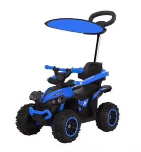 Kids Ride On Car Toy Four Wheels Swing Car with Sunshade for Outdoor Use Small Wheels Foot Powered