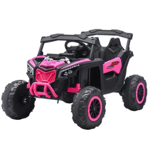 Kids Ride-On Electric Car 4WD Off-Road Vehicle with Remote Control Battery Powered for 2-4 Year Olds