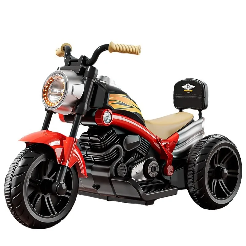 Kids Ride On Electric Tricycle with Remote Control Rechargeable Kid Bike for Boys & Girls