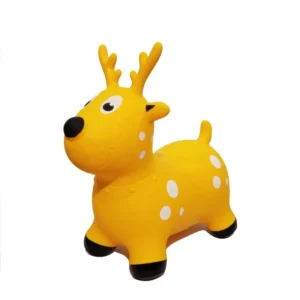 Kids Ride On Jumping Deer Toy Inflatable Animal with Pump