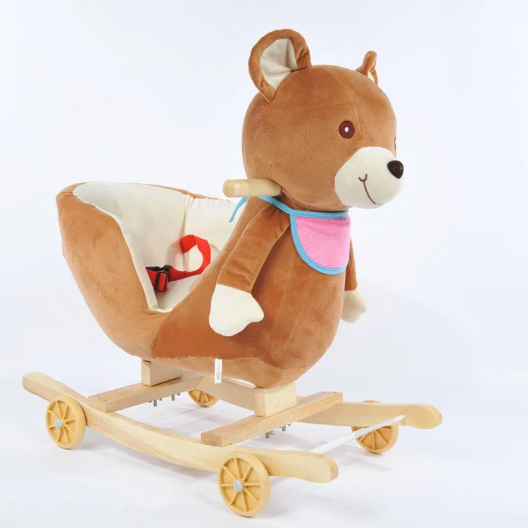 Kids Ride Stuffed Animal Toys Fashional Walking Toy Horses Rocking Horse