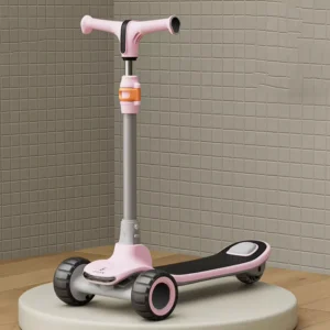Kids Scooter 3 Wheels Height Adjustable LED Light Wheels Kick Scooter for Toddlers Boys Girls Age 3 12