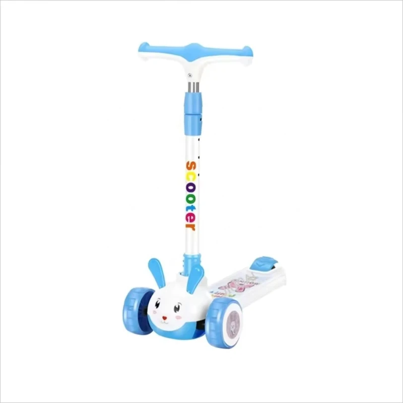 Kids Scooter for Boys and Girls 3 Wheel Steel Alloy Frame Foldable Design with Customized Color