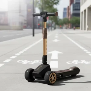 Kids Scooter with LED Light Up Wheels and Deck 3 Wheel Folding Scooter for Toddler Kids Children Foot Kick Scooter