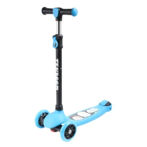 Kids Scooter with PU Rubber Wheels and Foldable Design