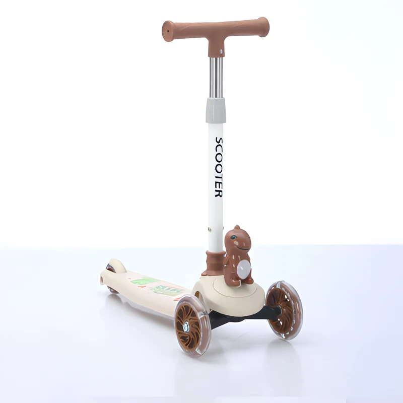 Kids Scooter with Seat 3 Wheel Adjustable Height Removable Seat Toddler Scooter for Age 2-6 CE EN71