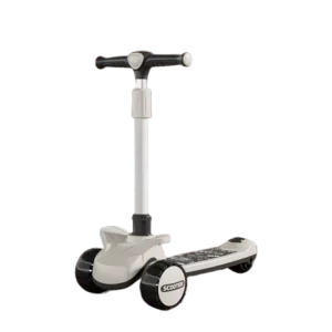Kids Scooter with Three Flash Wheels Plastic Child Toy