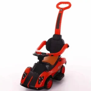 Kids Swing Car Kids 4 in 1 Ride on Push Car With Handle Light Music