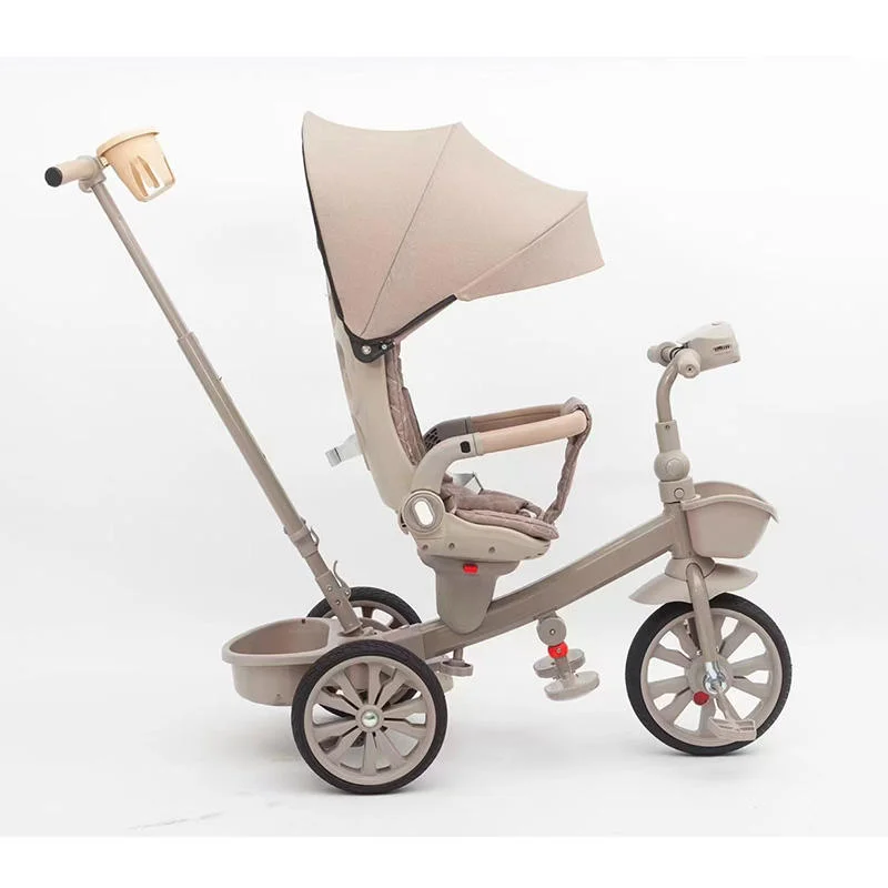 Kids Toddler Bike 3 Wheel Children Walk Portable Stroller 4 in 1 Baby Tricycle Foldable in China Kids Stroller Factory