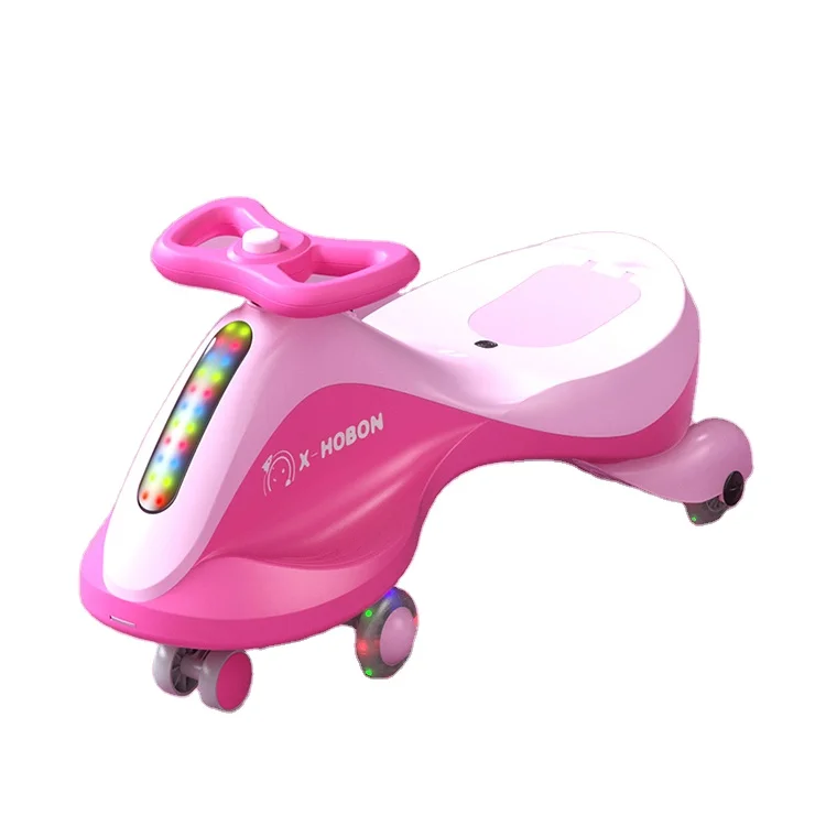 Kids Toy Musical with Light Wiggle Car Yoyo Car Baby Swing Car