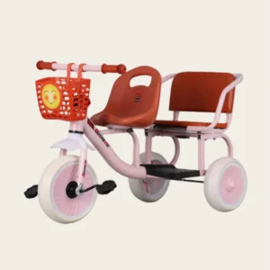 Kids Tricycle 2 in 1 Tricycle With Basket and Enlarge Wheels Ride on Pedal Cars Stroller Tricycle