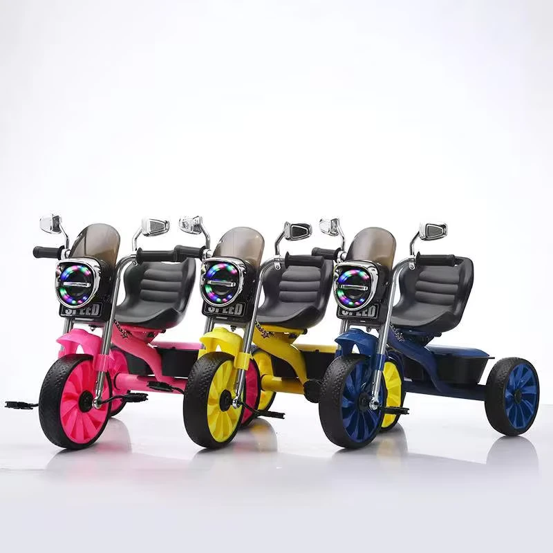 Kids Tricycle 3 Wheel Plastic Ride on Bike for 2-7 Years Old Boys Girls Toddler Pedal
