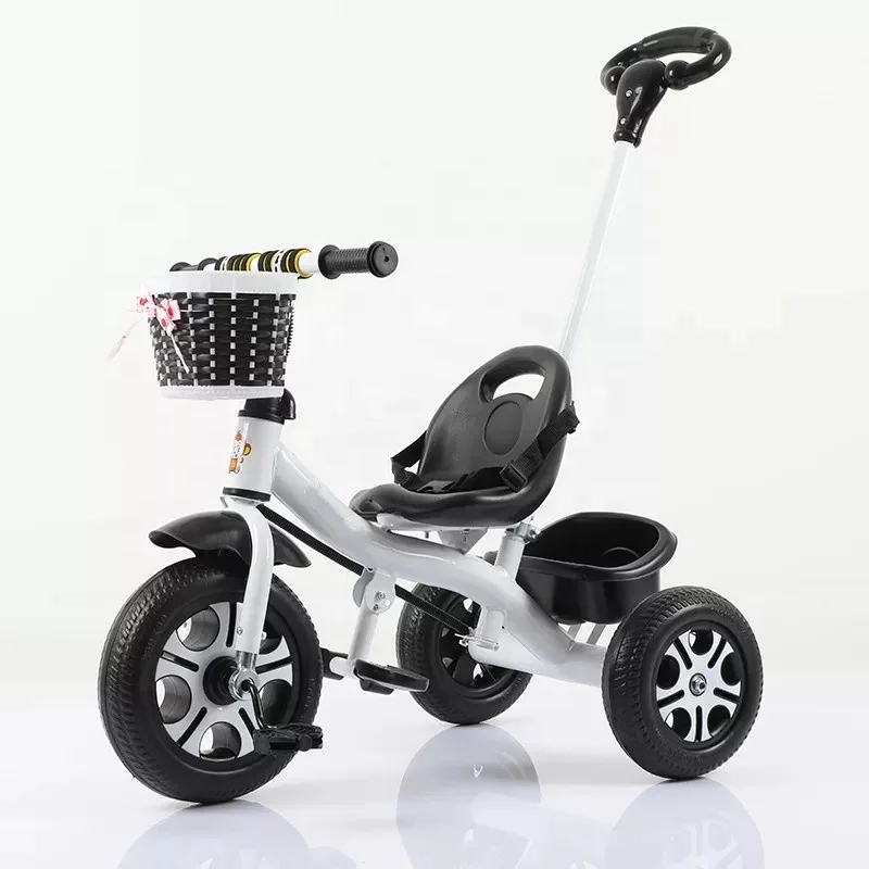 Kids Tricycle 3 Wheels Baby Bicycle with Front Basket for 2 to 7 Years Old Children Tricycle