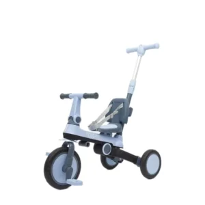 Kids Tricycle 4 in 1 Tricycle Baby Push Tricycle with Push Rod
