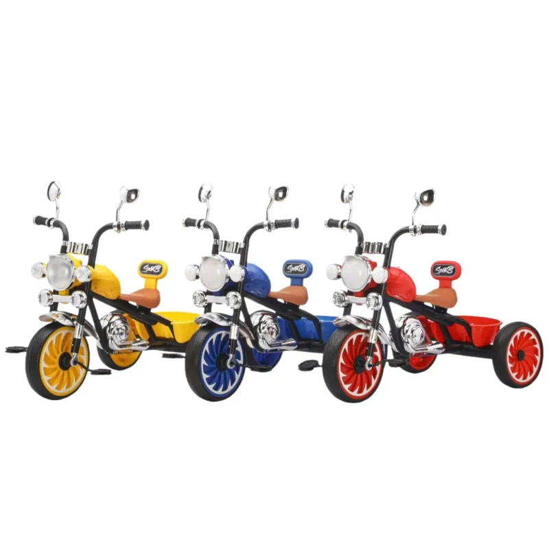 Kids Tricycle Baby Ride On Toy with Foam Wheels Unisex Design Multiple Colors Available for 2 to 8 Years Old