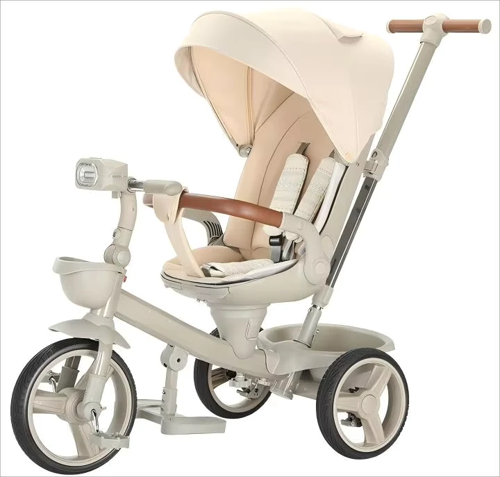 Kids Tricycle Bicycle 360 Degree Rotation Baby Balance Bike 4 in 1 Children Tricycle Tricycles for Kids 1 to 5 Years