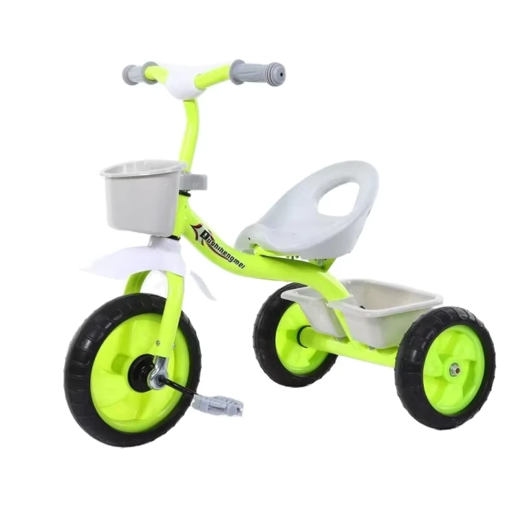 Kids' Tricycle Folding Bicycle with Pedals for 2-4 Year Old Children Scooter-Style Tricycle