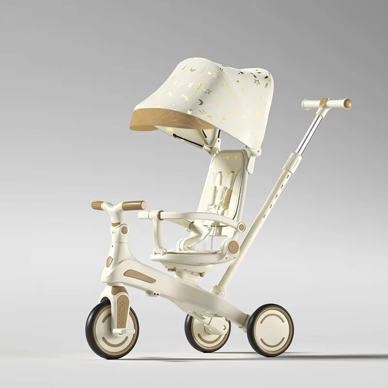 Kids Tricycle New Design Rubber PP Steel Frame EVA Wheels Model WX 701