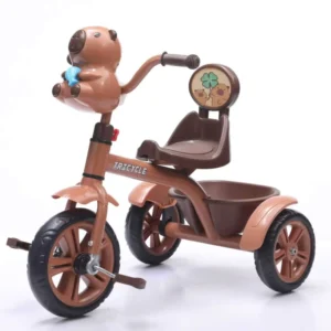 Kids Tricycle Toddler Trike 3 Wheel Bike Children Ride On Toy Outdoor Pedal Gift Capybara Character Stable Basket Training