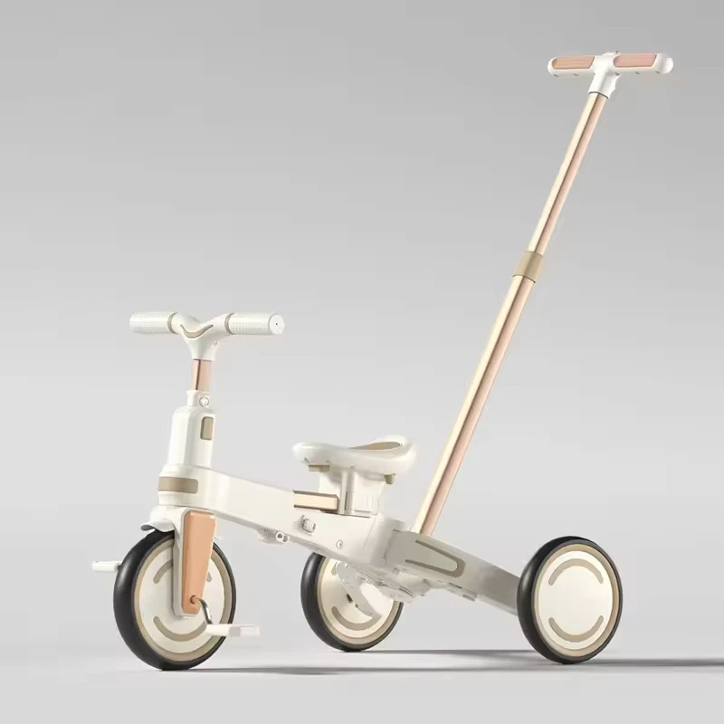 Kids Trike Toddler Tricycle 3 Wheel Kid Tricycle Baby Children Trike Folding Baby Tricycles 4 in 1 Baby Trike for Kid 2-5 Years