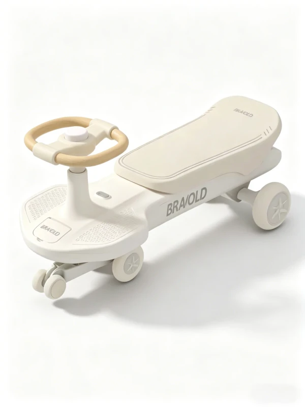 Kids Wiggle Car Ride-On Toy No-Pedal Swing Car Twist Car for Toddlers Silent Wheel Kids Twister CarOutdoor Kids Ride-On Vehicle