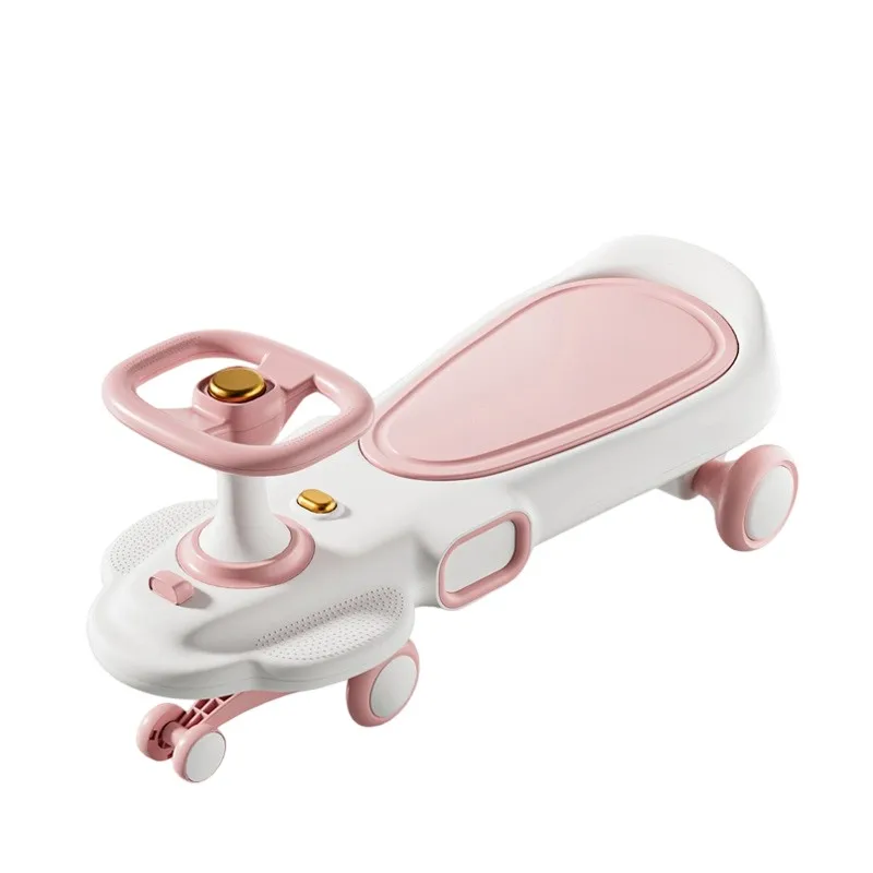 Kids Wiggle Car with Anti Rollover Design Safe Gliding Swing Cars