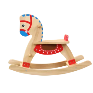 Kids Wooden Rocking Horse for 2-6 Years Durable Kids Rocking Toy