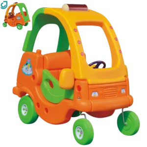 Kindergarten Cute Kids Plastic Car Ride-on Toys for Indoor Amusement Park
