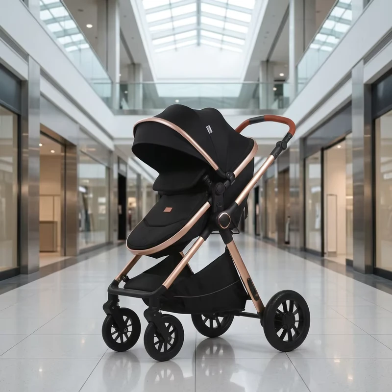 Kinderwagen 3 in 1 Pushchair Newborn Strollers Carry Cot and Carseat Luxury Stroller Set Travel System Pram Baby Stroller 3 in 1