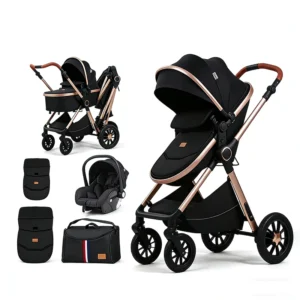 Kinderwagen Luxury Baby Stroller Pram 3 in 1 With Car Seat Poussette 3 En 1 Foldable Baby Carriage Buggy 3 in 1