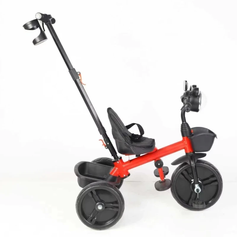 LAITEER ZY 98 Unique Features Kids' Bicycle Baby Tricycle Hand Pushed Discounted Boys Girls 2 4 Years Made Durable