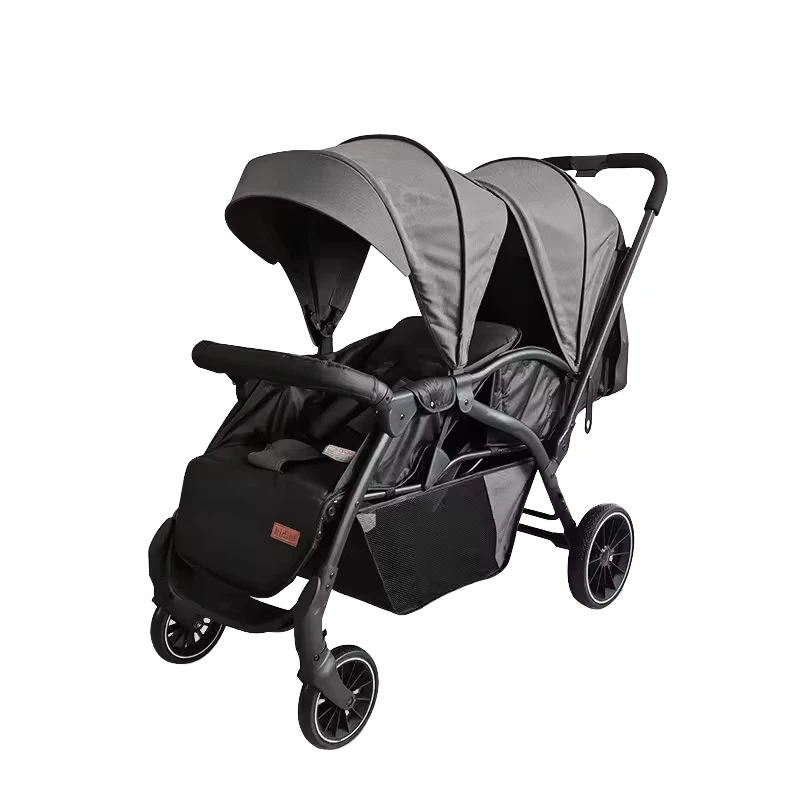 LB200 Twin Lightweight Double Baby Stroller Factory for Twins Two Seats for Kids