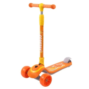 LED Light Wheel 3-Wheel Plastic Scooter Toy for Boys and Girls