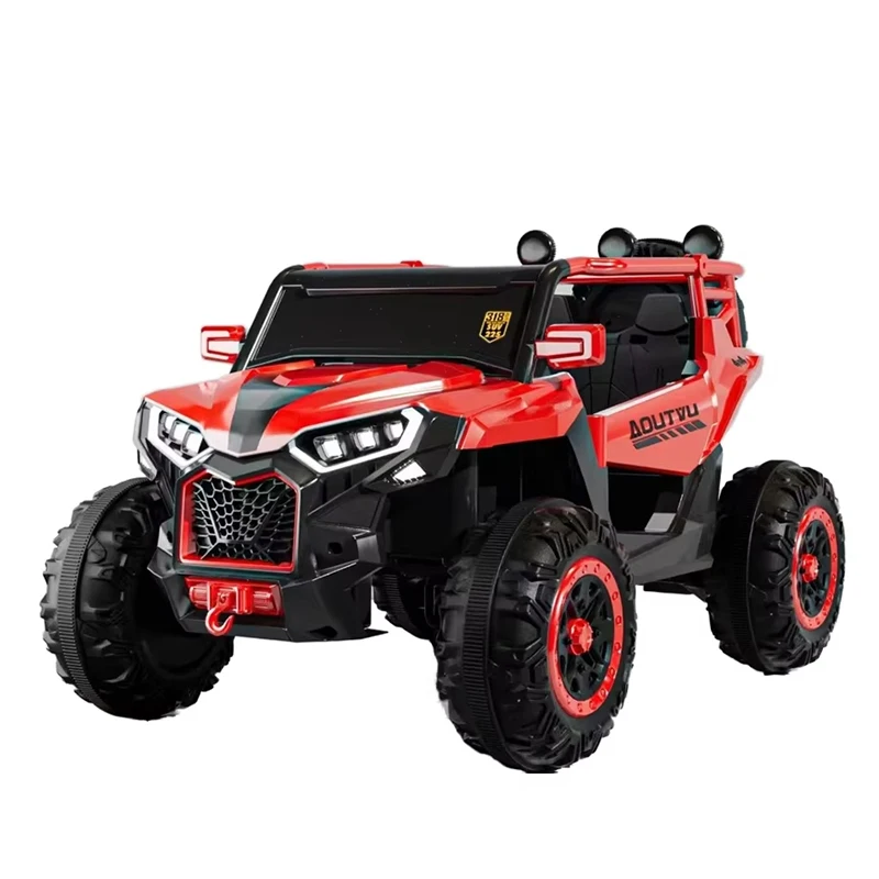 LED Lights Big Size 2 seat Off road UTV Kids Electric Ride on Car 12V Battery Powered Remote Control Electric Car for Kids