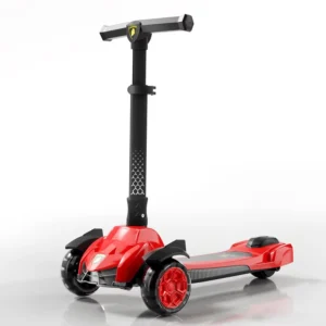 Lamborghini Kids Plastic Kick Scooter Unisex Kids Scooter Baby With Seat Kids’ Scooters 3 Wheels