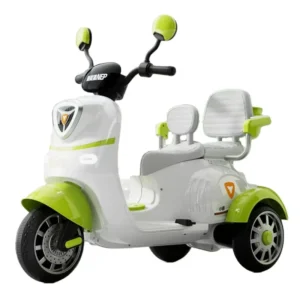 Large 3 Wheel Electric Motorcycle for Kids New Design Plastic Electric Tricycle Ride Power Can Sit People for Charging