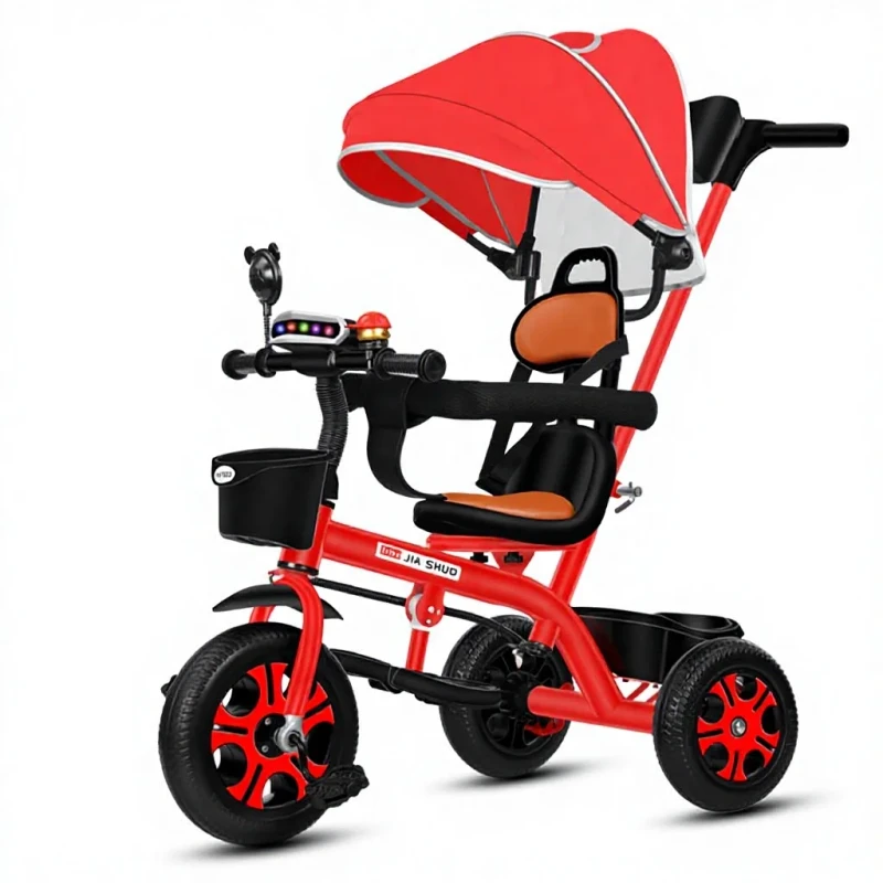 Large Soft Seat Children's Tricycle Bicycle 1 3 5 Year Old Baby Stroller Bike Baby Bike