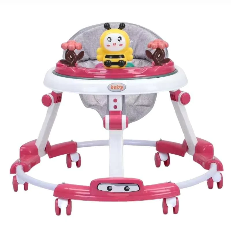 Latest Design Adjustable Baby Push Walker Kids Walker Baby Baby Boys Walker with Wheels and Seat