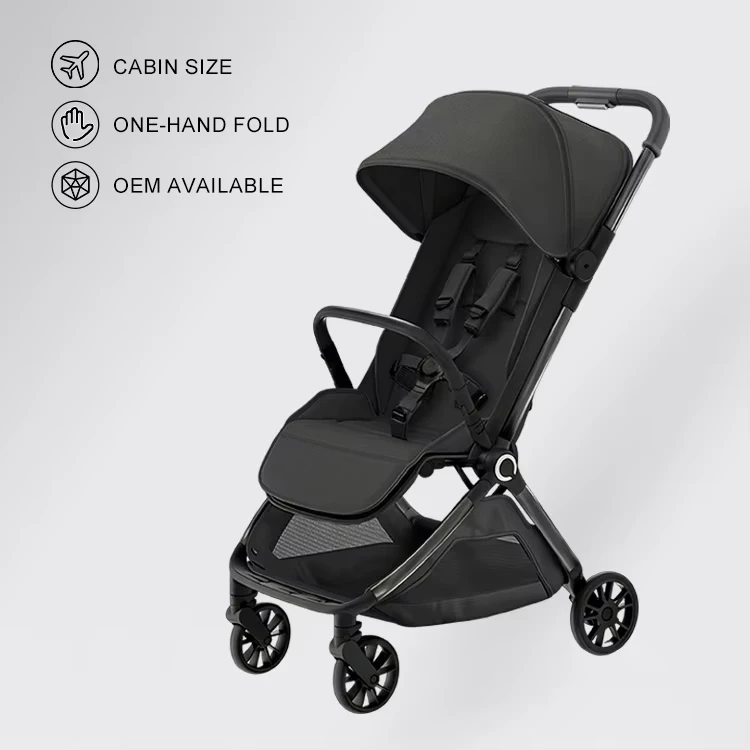 LeShu Q7 Newborn Lightweight Foldable Travel Stroller with Aluminum Alloy Frame for 0 3 Years for Airplane Use