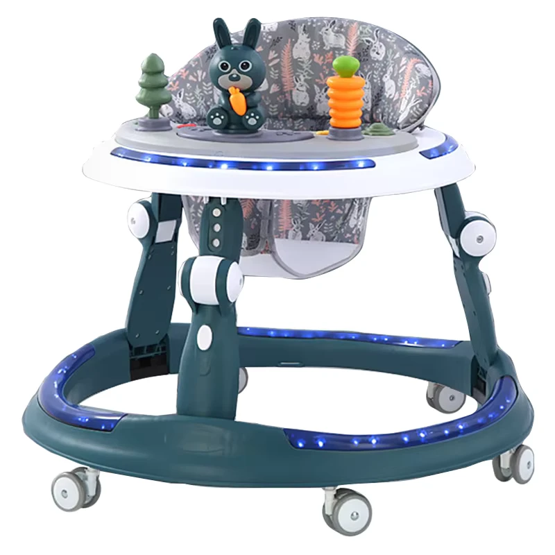 Learning Walker 360 Degree Rotating Baby Walker with Wheels and Seat Children's Walkers for Girls