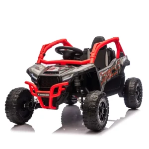 Licensed Kawasaki KRX 1000 Battery Ride On Car Kids Electric 24V 4×4 UTV Children’s Four-Wheel Drive Plastic Outdoor Toy Vehicle