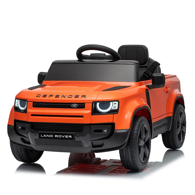 Licensed Land Range Rover Defender 12V Battery Operated Ride-On Car Unisex Kids Electric Ride-On Toy Car for Kids to Drive