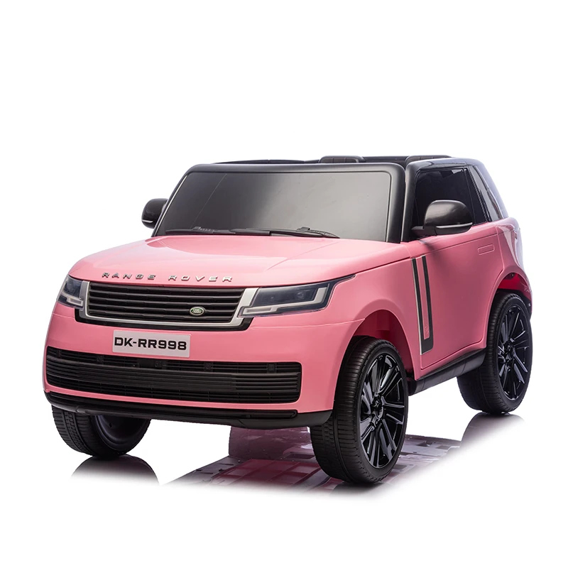 Licensed Range Rover Pink Electric Car Kids 2 Seats Kids Car Electric 24V Battery Operated Ride on Toy Cars for Kids to Drive