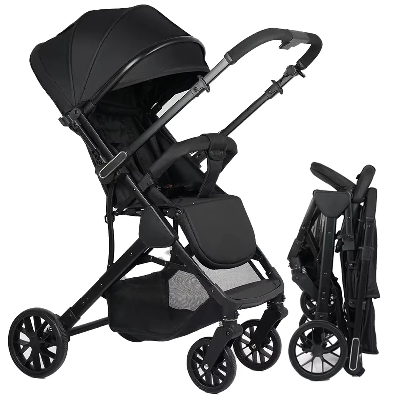 Light Weight Baby Stroller 3 in 1 Kids Stroller Travel Lightweight Stroller Baby Trolley Folding Buggy