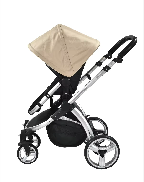 Light Weight Carriage Multi Function Baby Pram 3 in 1 Baby Strollers with 5 Point Safety Harness Stroller