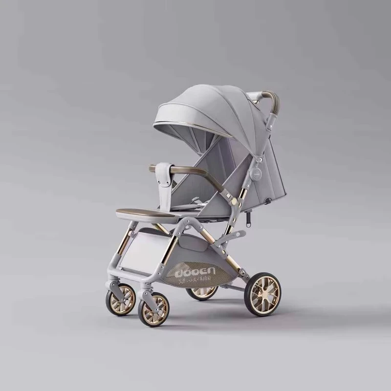 Light Weight Convertible Stainless Steel Frame Oxford Fabric Folding Baby Pram 20KG Load Capacity Stroller