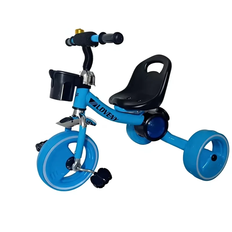 Light Weight Plastic and Metal Kid Pedal Tricycle Good Quality Baby Tricycle with Three Wheels Light Children Tricycle