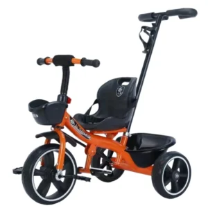Lightweight 2 6 Years Kids Tricycle 3 Wheel Walking Music Function Customized Color Size Made of Plastic and Metal
