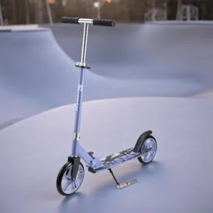 Lightweight Adult Kick Scooter with 200mm PU Wheels and Adjustable Height